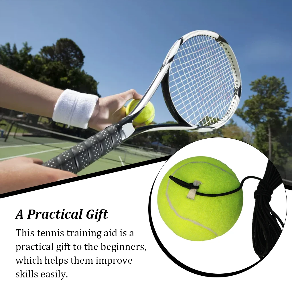 

Tennis Training Rebound Ball Sport Accessory Sparring Props Self-study Practice Prop Easy Beginner Trainer Aid