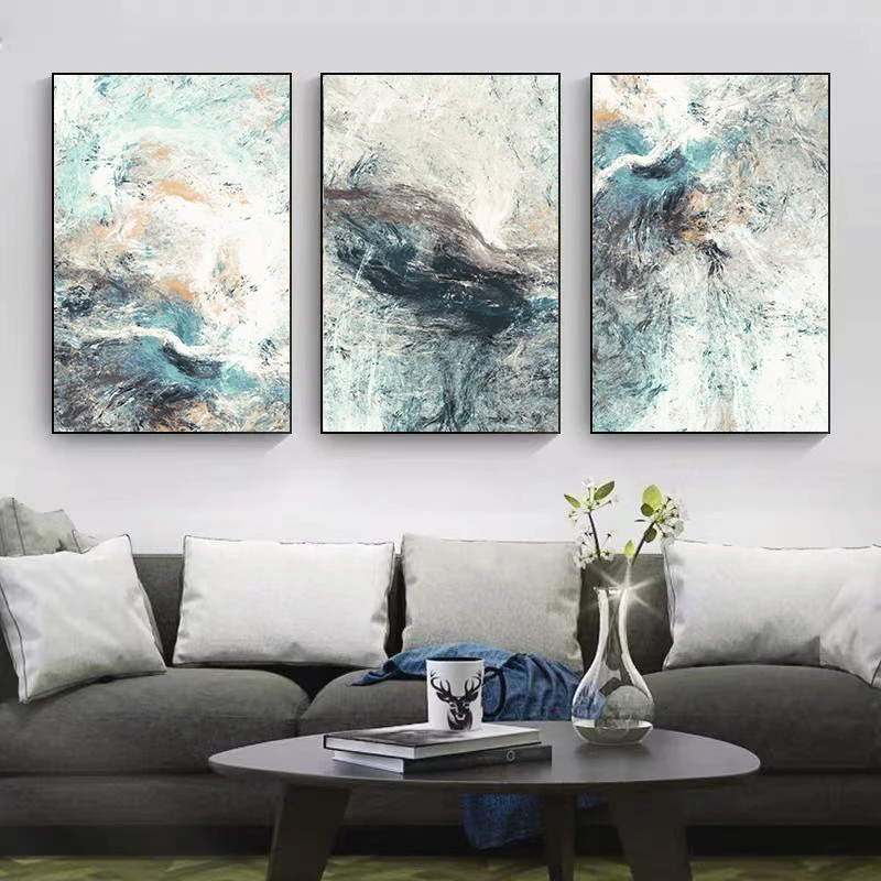 Картина на холсте в скандинавском стиле креативный дизайн простое искусство