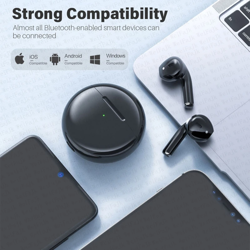 For Apple Original Air Pro 6 TWS Max Wireless Bluetooth Earphones In Ear Earbuds Mic Pods Headset Xiaomi Android iPhone Earphone images - 6