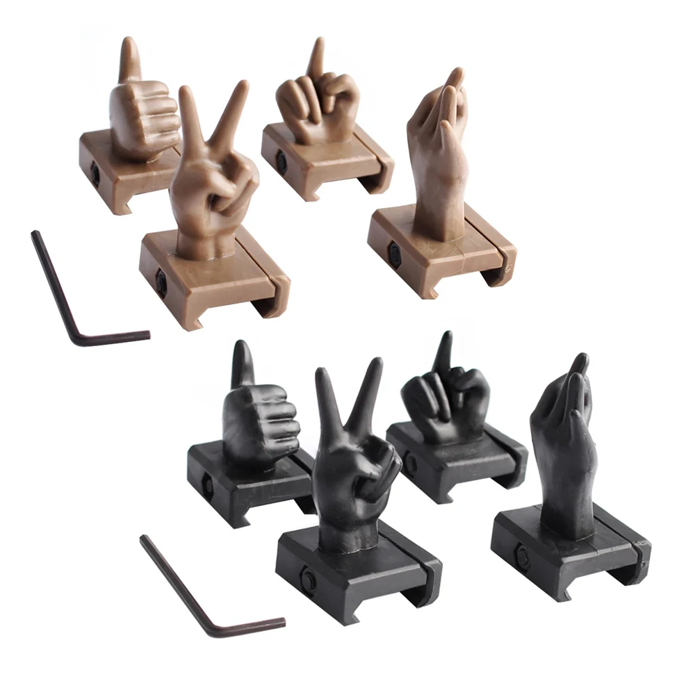 Набор из 4 предметов для тактической охоты оригинальные прицелы пальцев железные