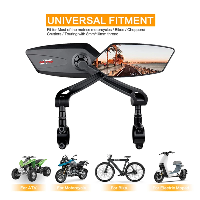 Мотоциклетные зеркала заднего вида для Honda NC750X NC700S NC700X NC750S NC750 X/S регулируемые