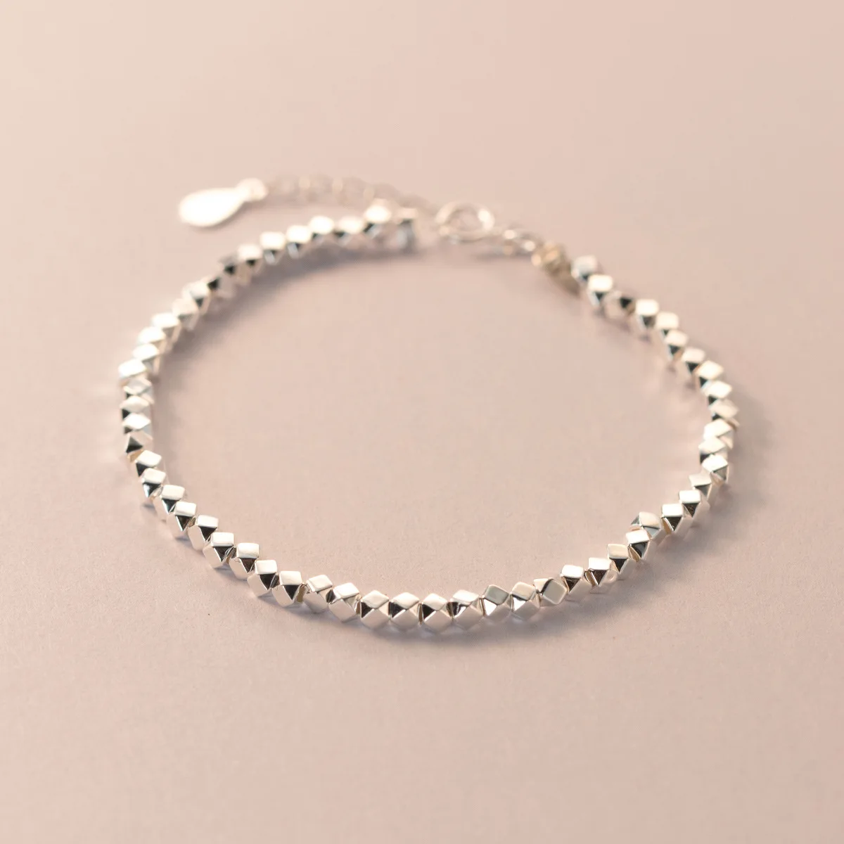 

Women S925 Sterling Silver Bracelet Simple Geometric Silver Bracelet Girlfriends High Quality Personalized Jewelry Free Shipping