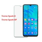 2.5D Защита экрана для Tecno Spark 8 8 P 8C Spark8 Spark8P, закаленное стекло для TECNO SPARK 8 P, защитное стекло высокой четкости