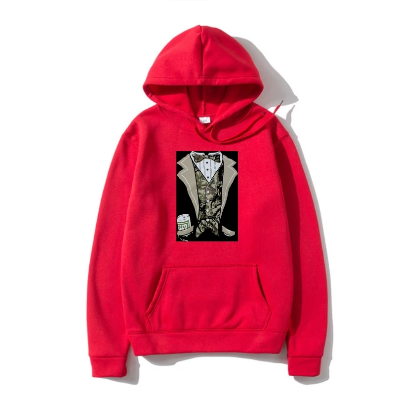 

Мужская футболка, забавный Камуфляжный Смокинг, смокинг с красным вырезом, пивной мальчишник, вечерние, подарок для мужчин