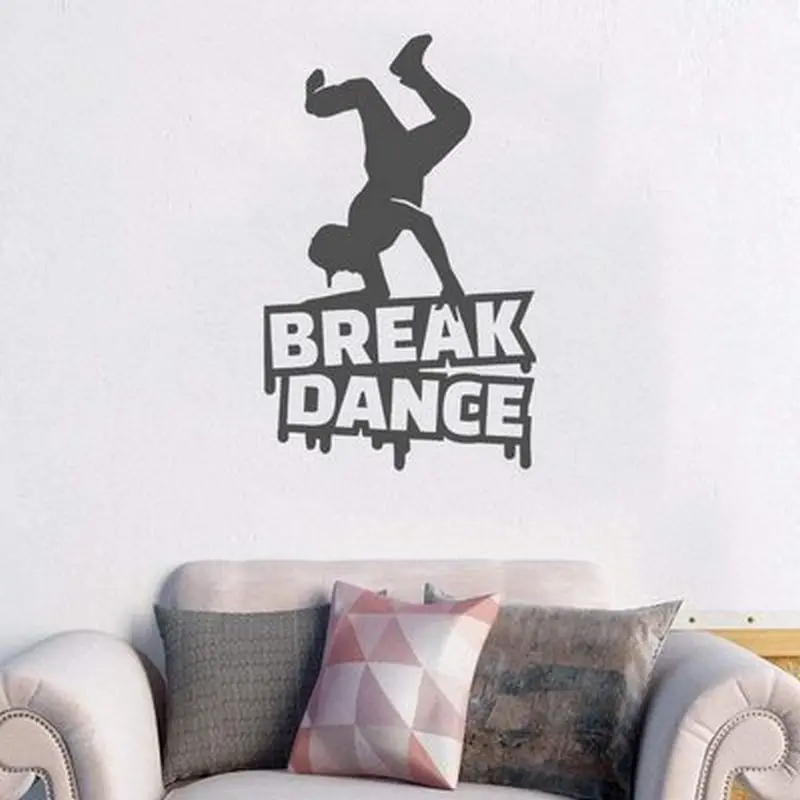 

BREAK DANCE Wall Sticker Decal Decor Mural Wallpaper removable Customized personized sticker