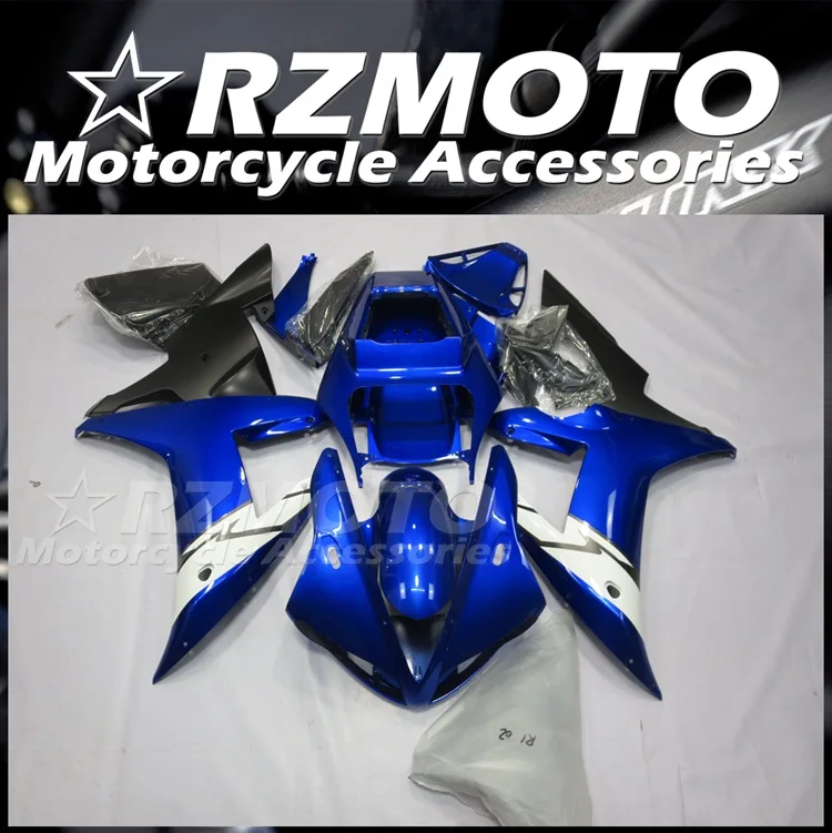 

New ABS Whole Motorcycle Fairings Kit Fit for YAMAHA YZF- R1 2002 2003 02 03 Bodywork Set Black Blue
