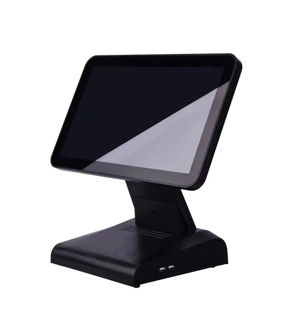 Кассовый аппарат с сенсорным экраном 15,6 дюйма, операционная система Windows, кассовый аппарат i5 + 8 + 64G с VFD