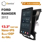Автомагнитола Ownice, мультимедийный плеер 1din на Android 1920, с возможностью поворота, 1080*13,3, 10,0 дюйма, для Ford RANGER 2012