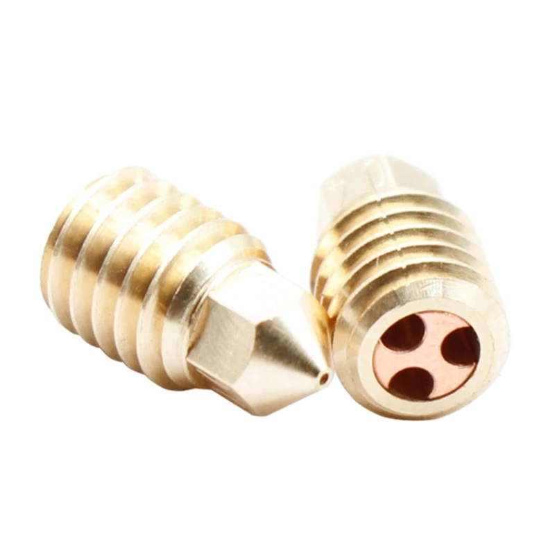 

Brass Nozzles for Bambu Lap X1/P1P 3D Printers Hotend CHT Nozzle Hardened Brass Nozzles Set 0.2mm 0.4 0.6 0.8 1mm