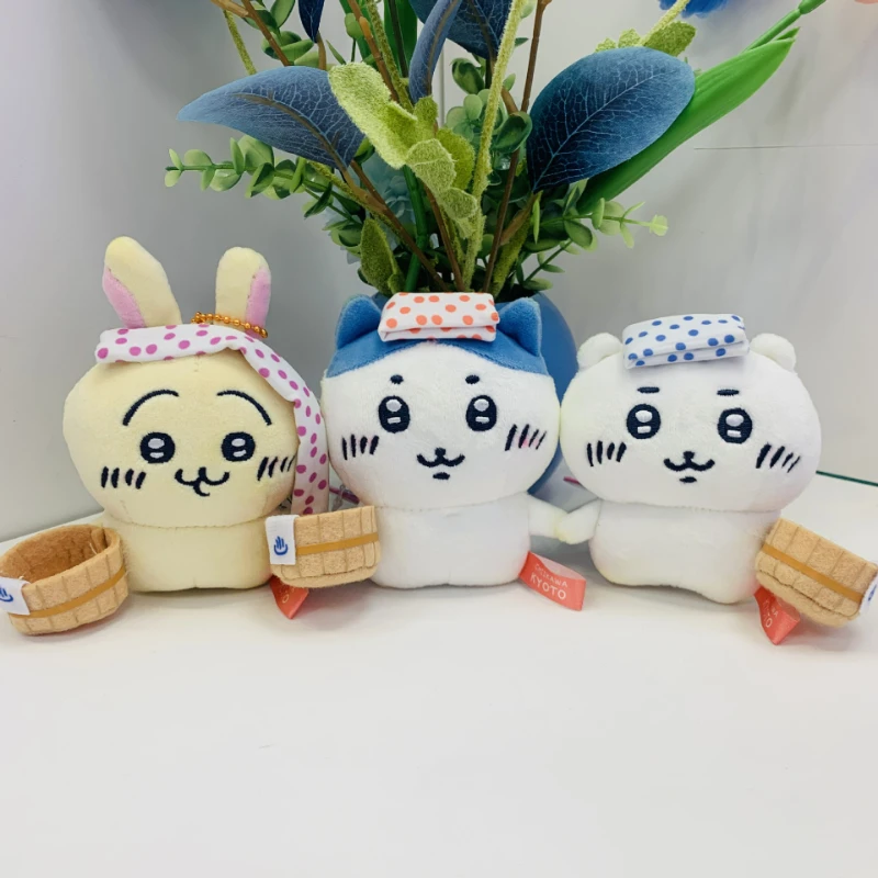 Chiikawa самодепоступательный медведь японского аниме горячая весна кукла кулон