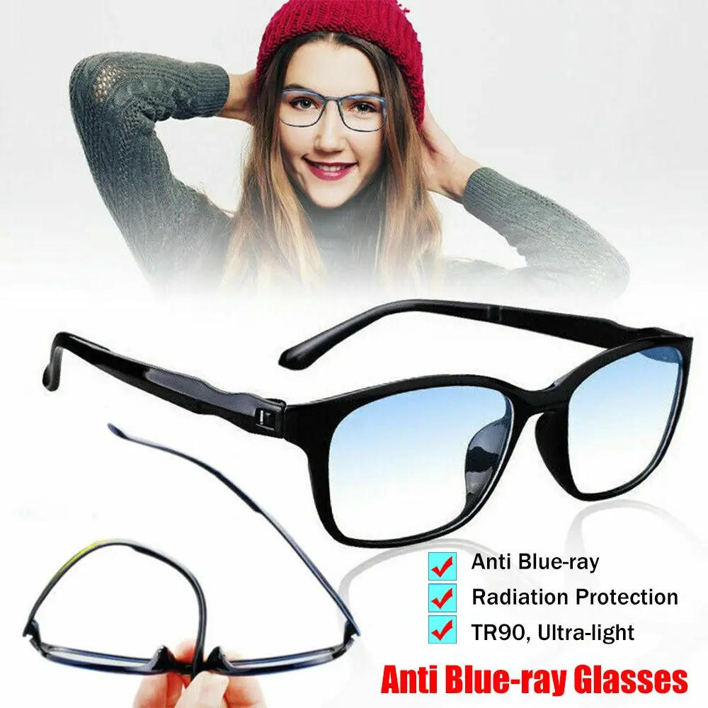 

Unisex Flexible Ultralight TR90 Computer Goggles Unisex Anti Blue-ray Anti-fatigue Eyewear UV400 Reading Gaming Glasses