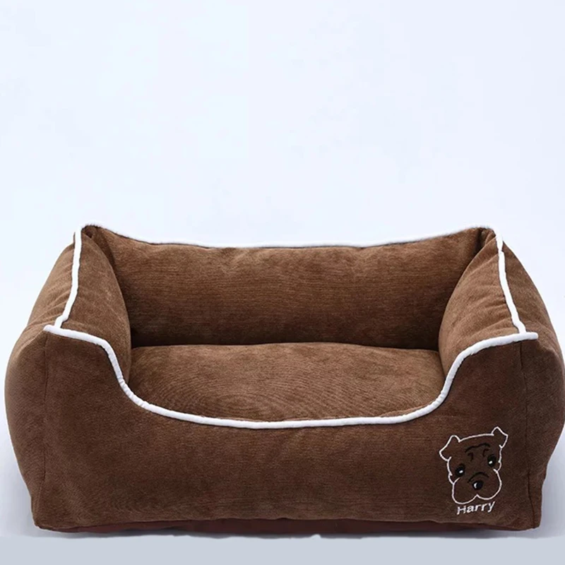 Складная овальная водонепроницаемая подушка для кровати собак современная