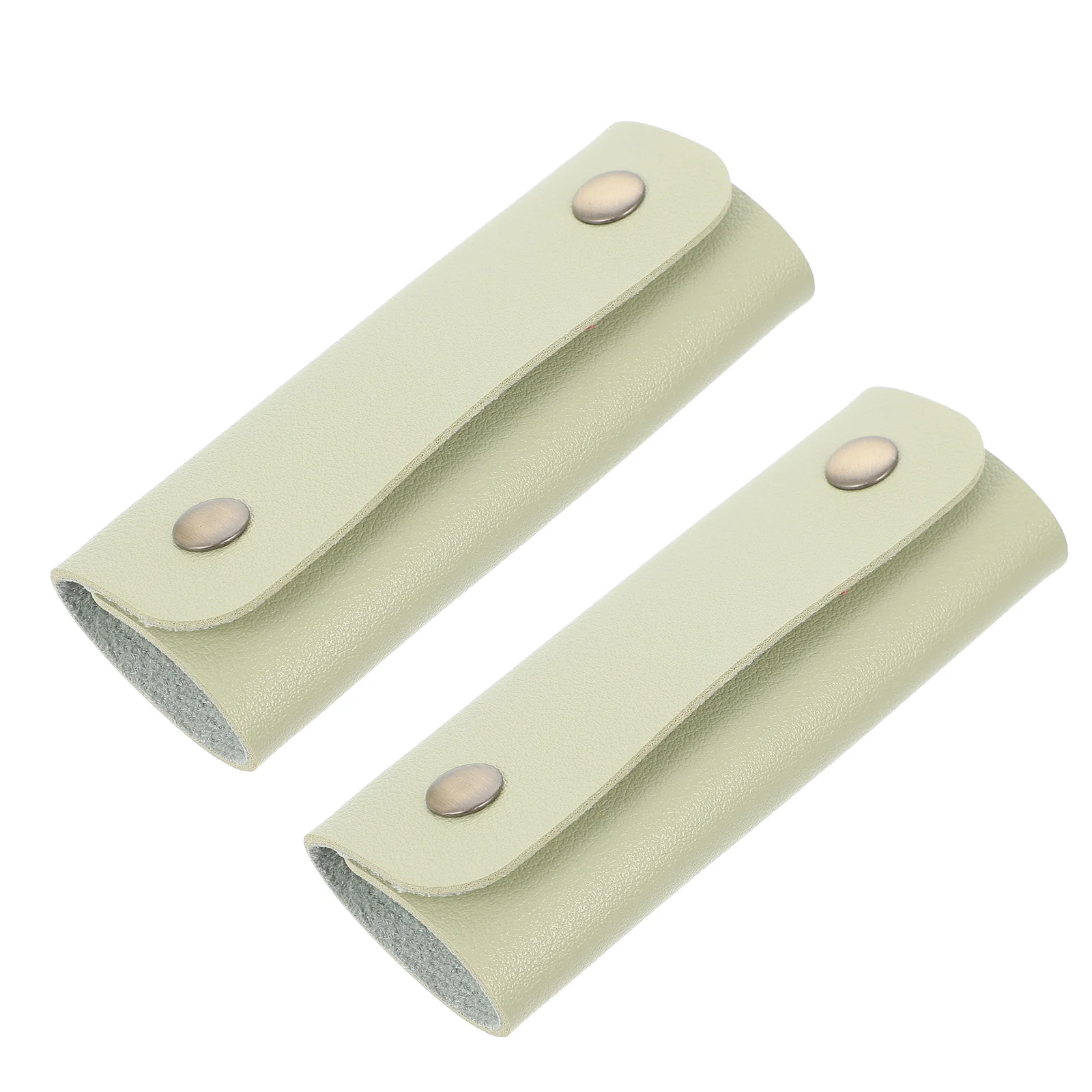

2Pcs Bag Handle Wrap Handbag Handle Sleeves PU Leather Covers Bag Accessories