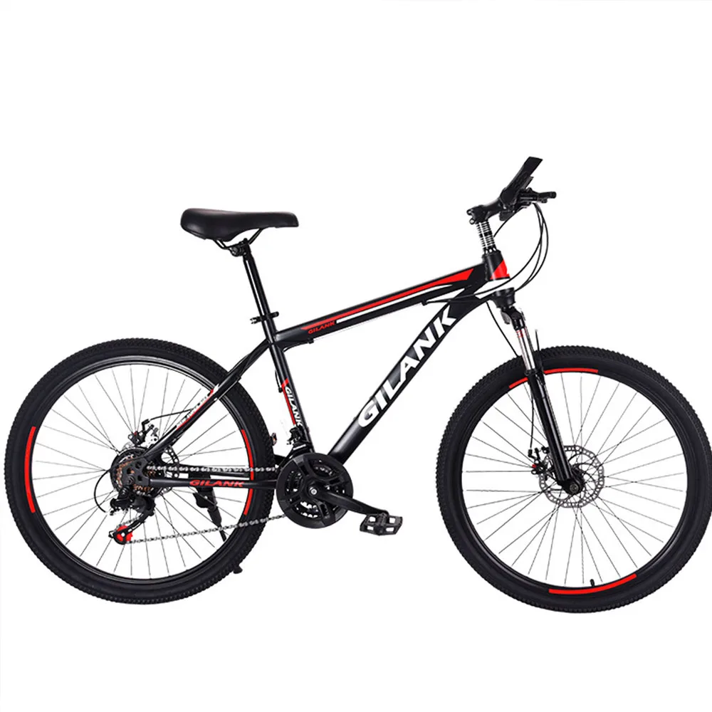 

Mountain Bike 26 Inch Bike High Carbon Steel Frame Strong And Stable Double Disc Brake System Sensitive Non Slip Tireare Safer
