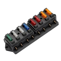 8 way fuse holder box car vehicle circuit blade fuse box block with ato fuse block auto car accessories