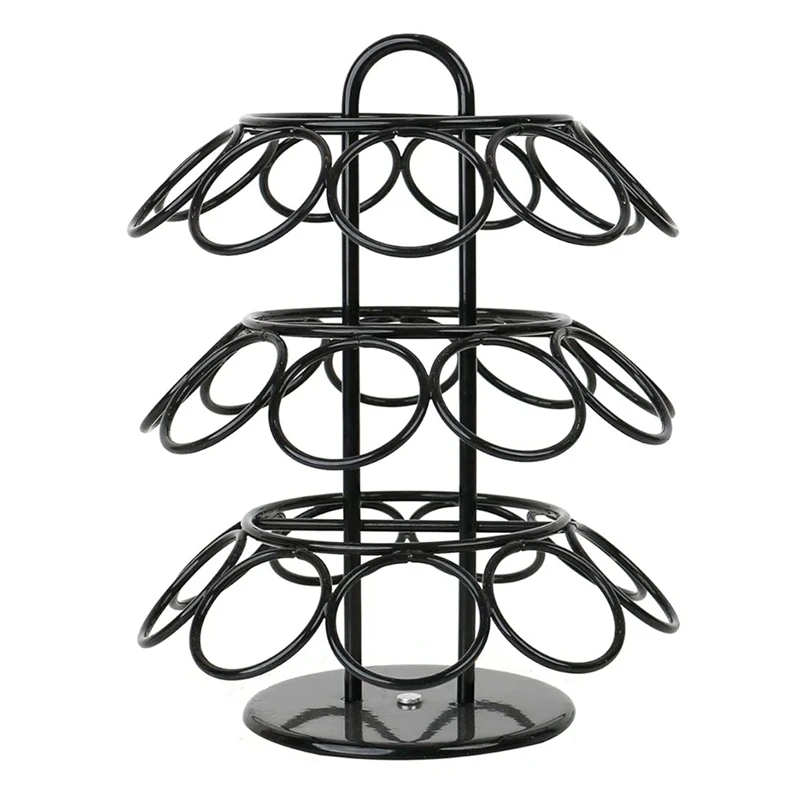 Держатель для кофейных капсул вращающийся на 360 градусов совместим с K-чашками (27