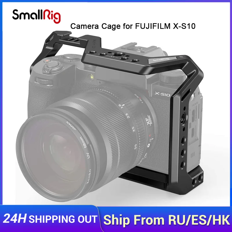 Клетка SmallRig для фотоаппарата FUJIFILM X-S10 встроенная фотокамера фото-и видеокамера с