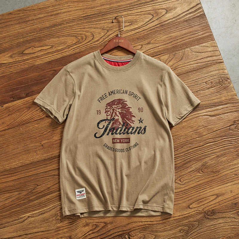 Мужская футболка Iceupsnow летняя хлопковая