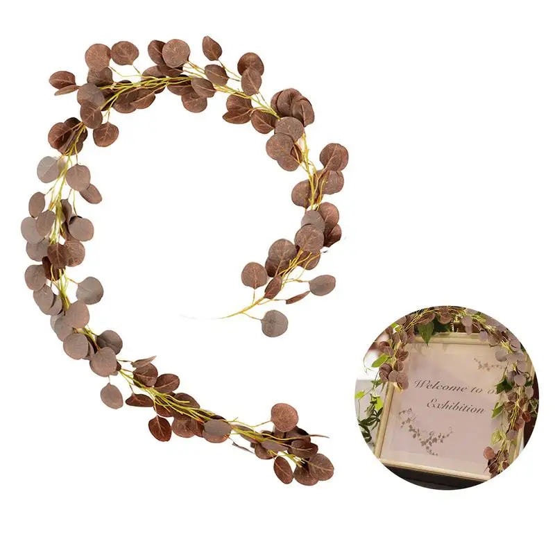 

Greenery Garland Eucalyptus Artificial Eucalyptus Garland Greenery Garland 6.56ft Greenery Vines Fake Eucalyptus For Wedding