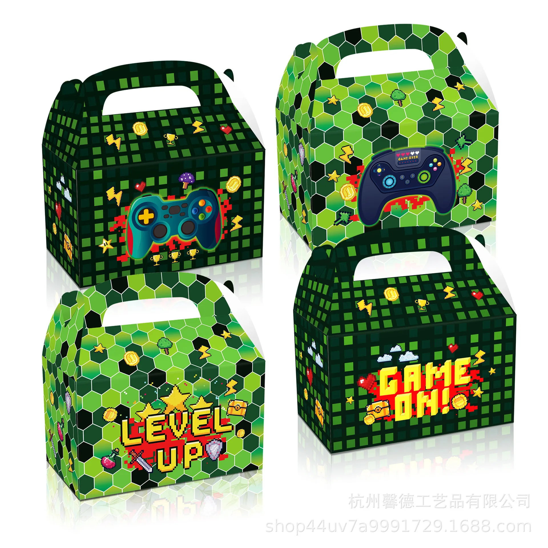 Es Boy Birthday Party Decor Baby Shower Supplies Game Handle Candy Bag