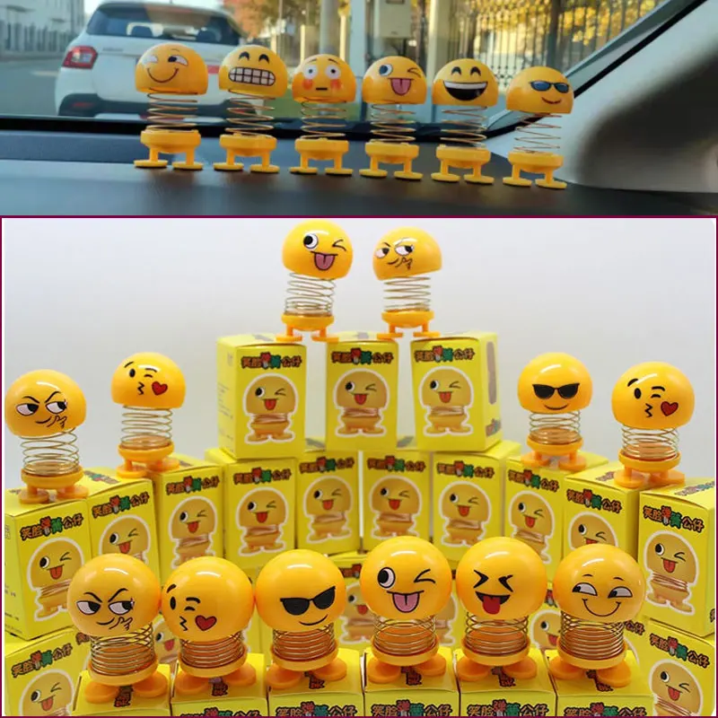 

Забавная кукла с тряской, маленькие украшения, милые автомобильные аксессуары, интерьерная кукла, креативное украшение, кавайные аксессуар...