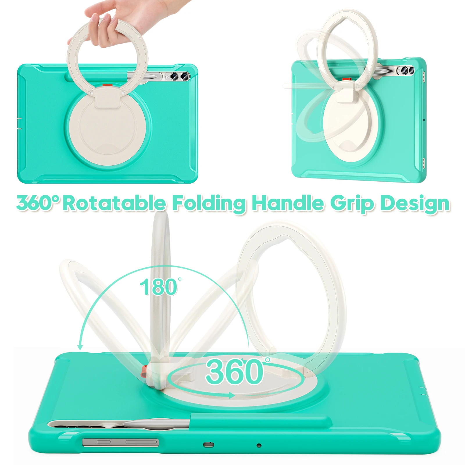 Для Samsung Galaxy Tab S9FE S9 plus S8 S7 FE 12 4 дюймов полноразмерный противоударный чехол для