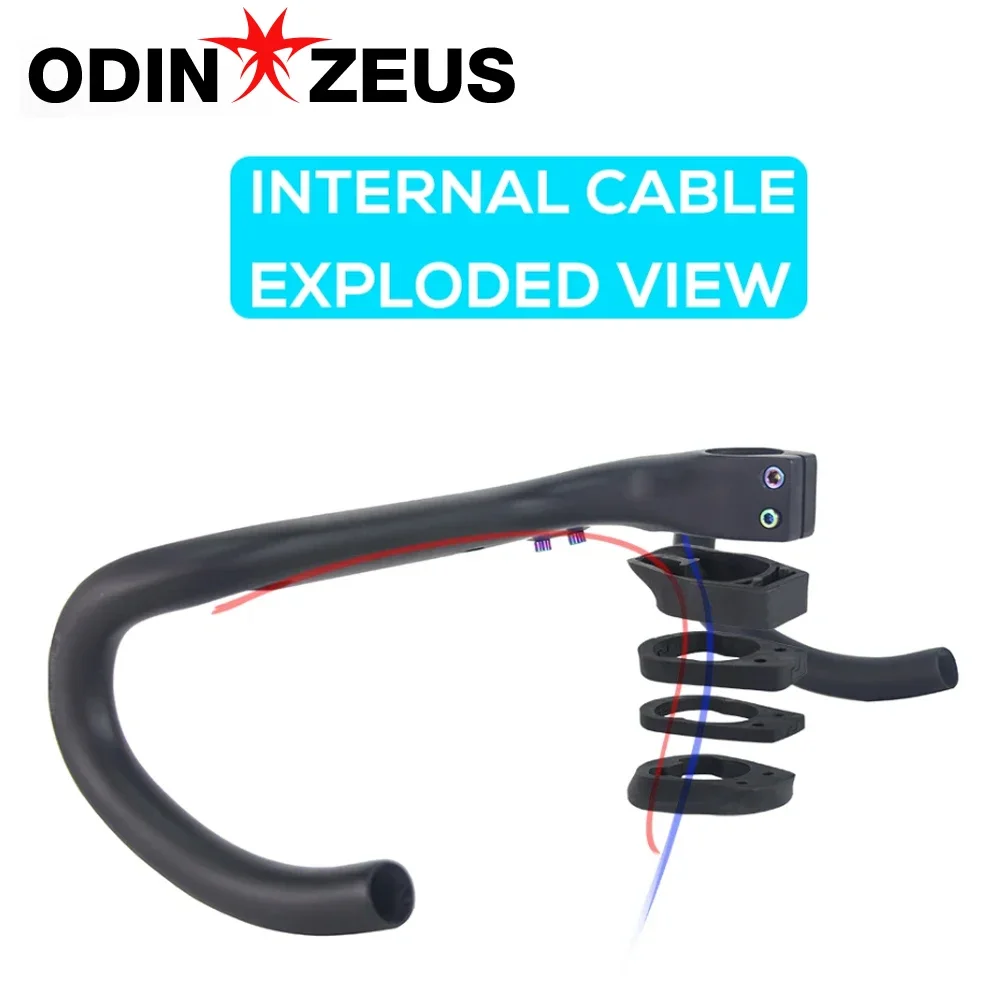 Полностью из углеродного волокна на руль для всех дорог Встроенная проводка