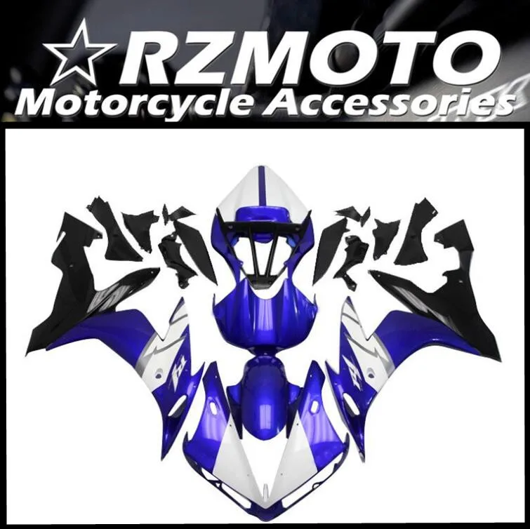 

Новый комплект обтекателей для мотоцикла ABS для YAMAHA YZF- R1 2004 2005 2006 04 05 06, комплект обтекателей синего и белого цвета