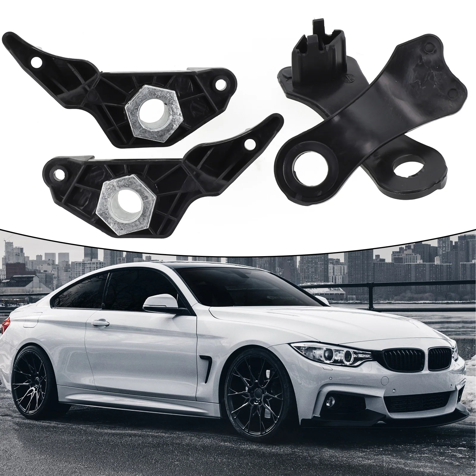 4X кронштейны для ремонта фар BMW E60 E61 525i 530i 540i 545i 550i кронштейн фиксированные зажимы
