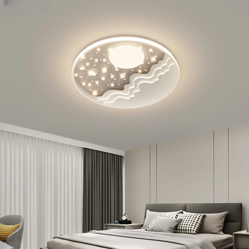 Modern Round LED Ceiling Chandelier Lights For Living Room Bedroom Indoor Deco Lamps Creative Lighting Fixtures Luminaire Lustre
