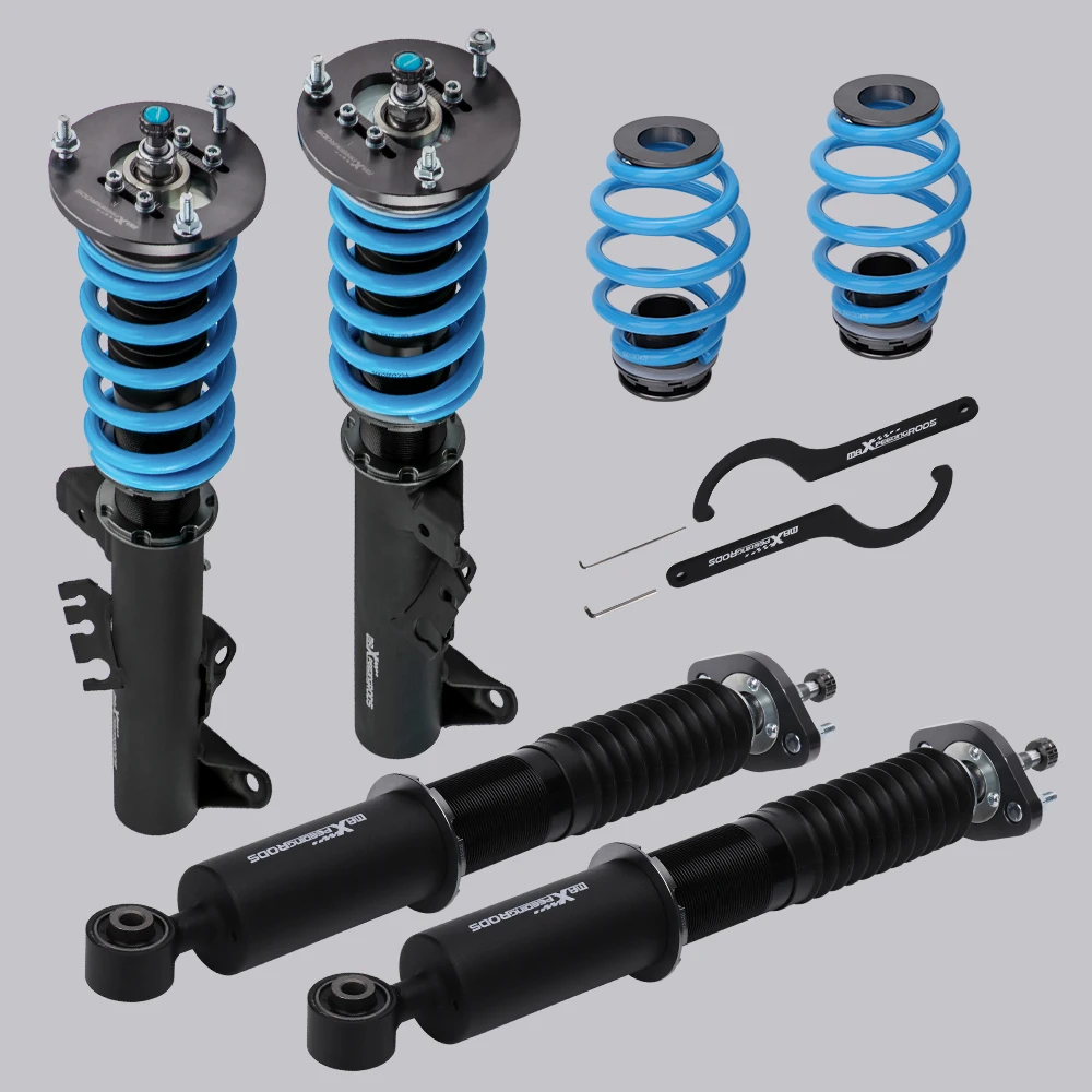 

Shocks Springs Coilovers For BMW E36 316 318I 323I 325I 3 Series 90-98 24 Levels Damping Adjustable Coilovers