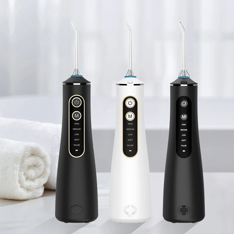 

Ирригатор полости рта, 260 мл, USB, 4 насадки, 5 режимов, IPX71500rpm