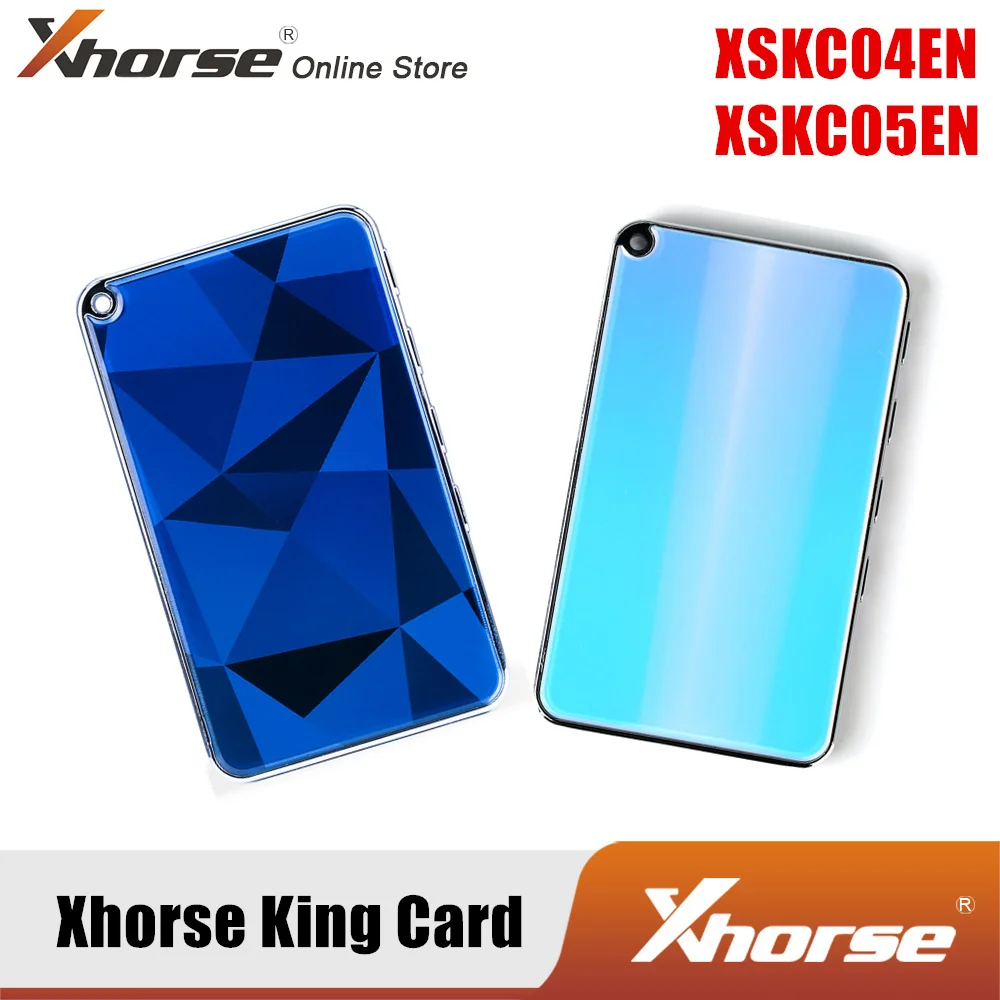 

Пульт дистанционного управления Xhorse King Card XSKC04EN XSKC05EN, универсальный, 4 кнопки, со встроенными 2 батареями, небесно-голубой, бриллиантовый, гол...