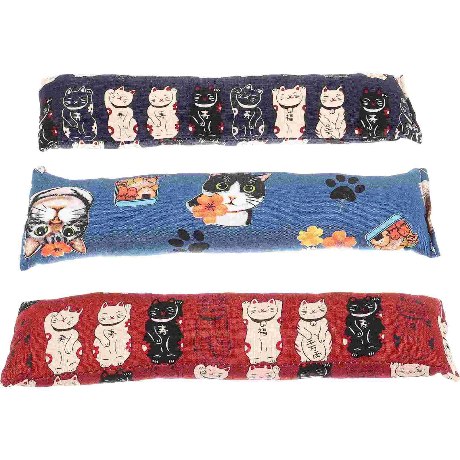 

3 Pcs Cat Pillow Chew Toy Toys Indoor Cats Kitten Puppy Interactive Catnip Balls Funny