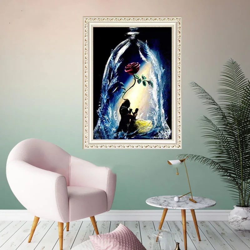 Алмазная мозаика с изображением принцессы Диснея