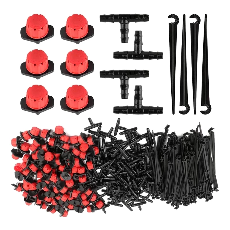 

300x Garden Plant Watering Sprinkler System Automatic Cooling Irrigation Drip System Automatic Set for Garden
