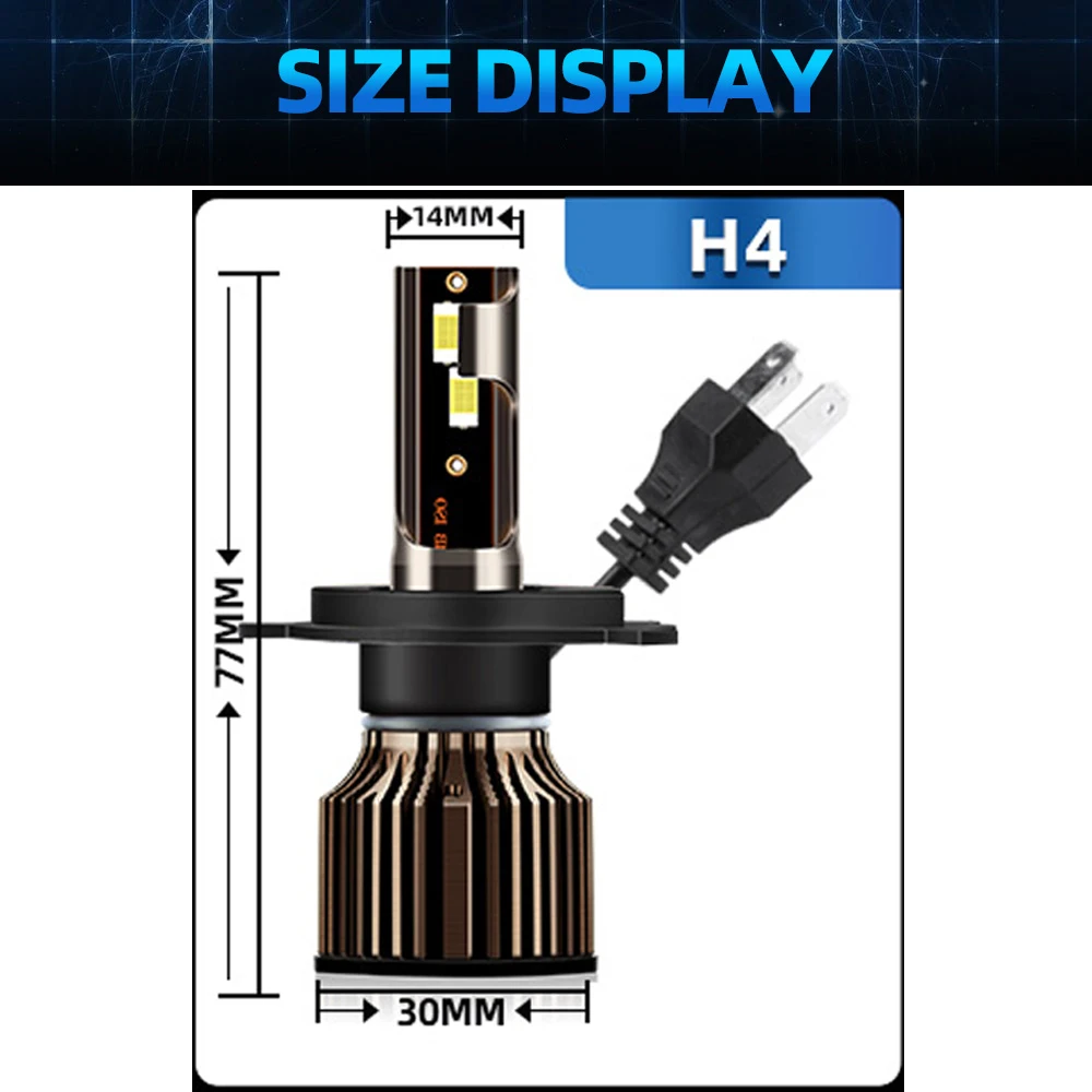 Для Ducati PaulSmart 2005 2006 / Scrambler 2015-2019 мотоциклетная H4 Фара высокой мощности 3570 CSP Turbo