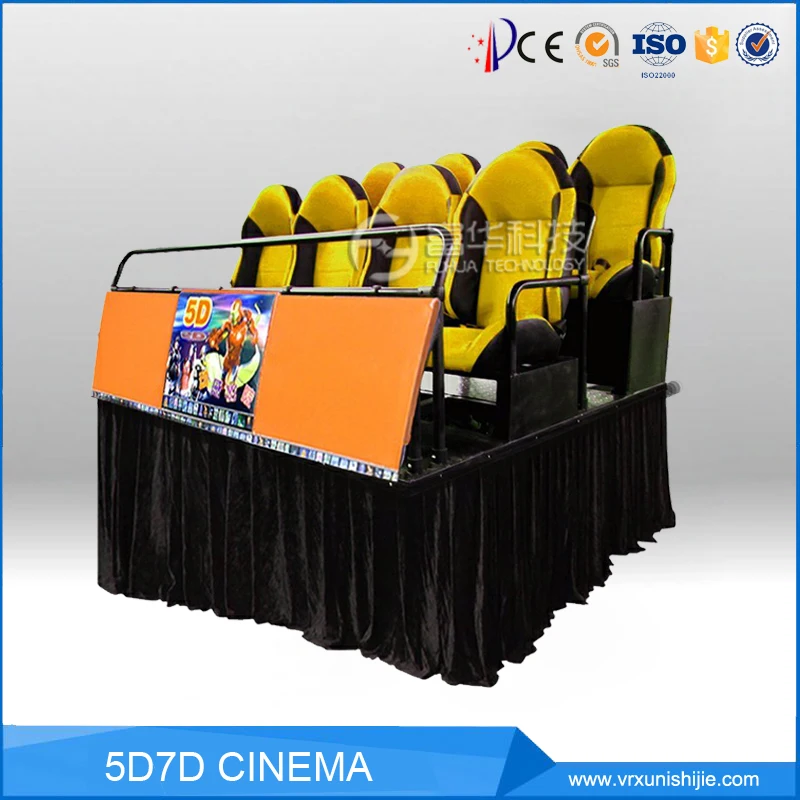 Фото Динамическая 3d-киносистема виртуальной реальности 5D кинотеатр 5D симулятор домашнего кинотеатра 7d стулья для кинотеатра 7D оборудование для... №5
