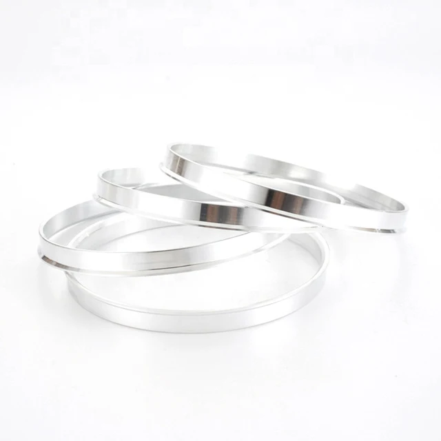 Circuit Performance Hub Centric Rings - 74.1mm To 60.1mm, Aluminum, Reduces Vibration For Aftermarket Wheels