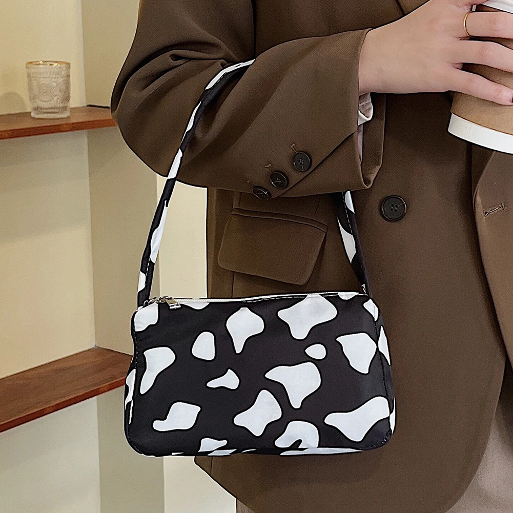 

Women Korean Fashion Crossbody Handbag Nylon Casual Shoulder Bag Small Totes Female Travel Underarm Top Handle Bags