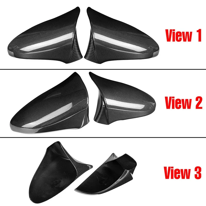 Фото Для LHD LEXUS IS ES GS LS CT RC F-Sport 2014-2020 ABS крышка бокового зеркала автомобиля крышка крыла внешняя отделка двери клейкая наклейка детали №4