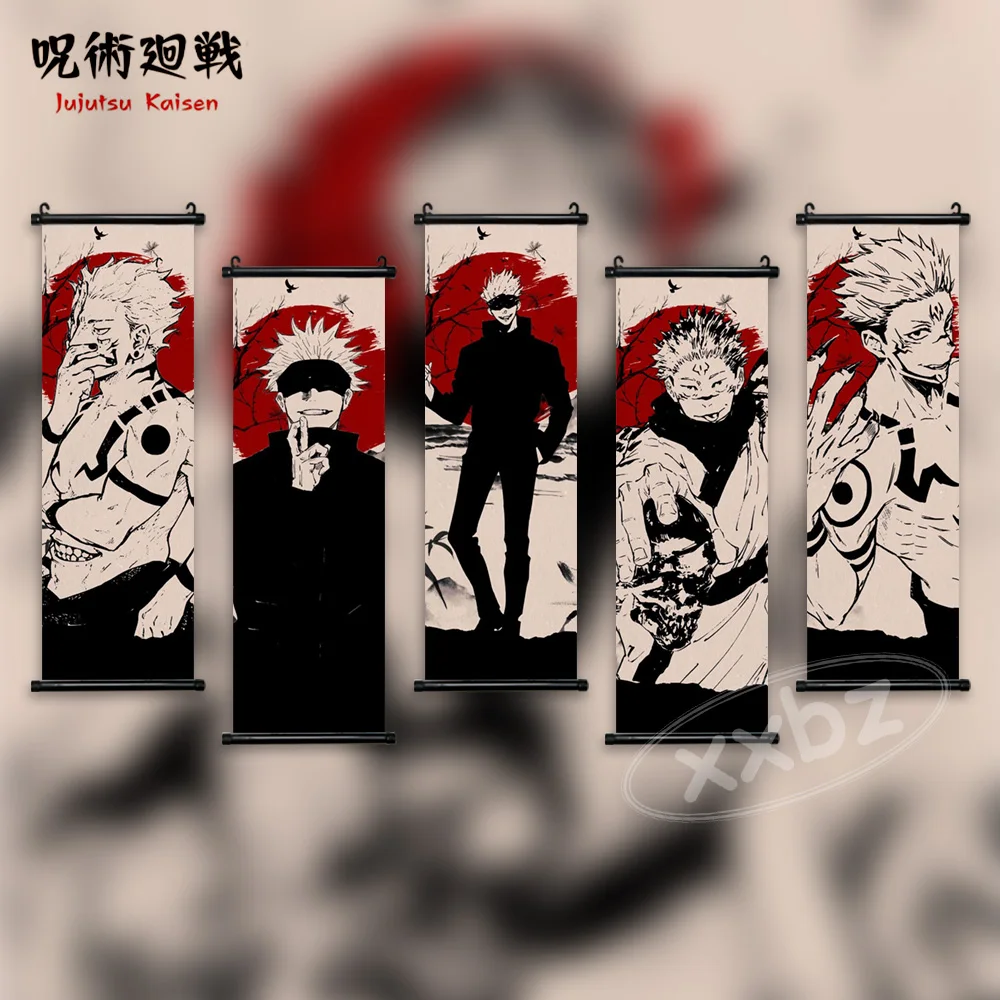 

Jujutsu Kaisen Posters Anime Wall Art Canvas Gojo Satoru Home Decor Painting HD Print Modern Itadori Yuji Pictures Living Room