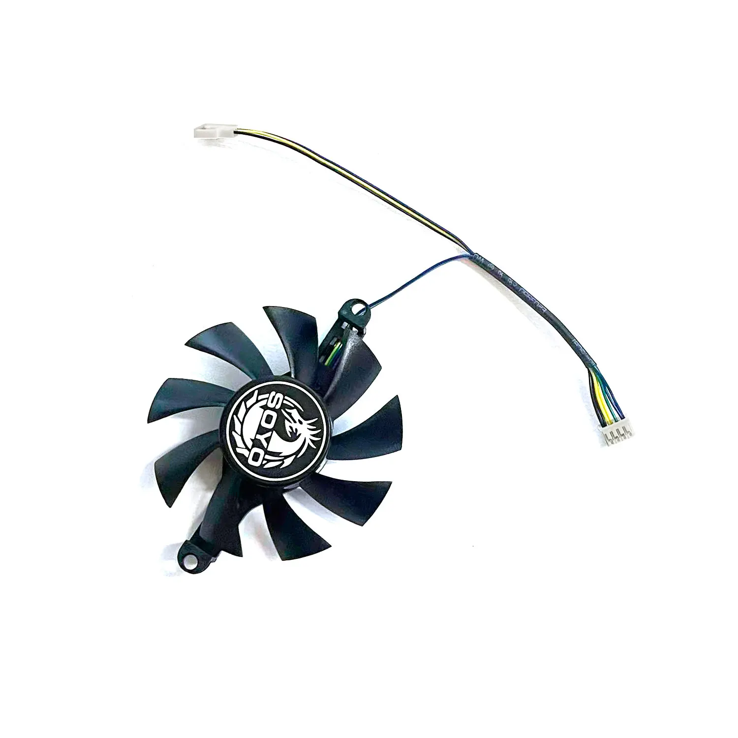 Сменный вентилятор GPU 75 мм 4PIN RX580 для игровой видеокарты SOYO AMD 8 ГБ GDDR5 256 бит