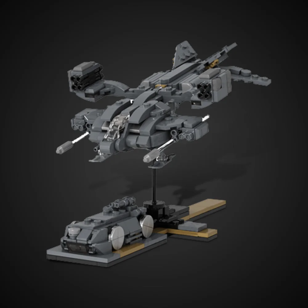 MOC Aliens Micro UD-4L Cheyenne Прямая поставка строительные блоки модель посадки посадка