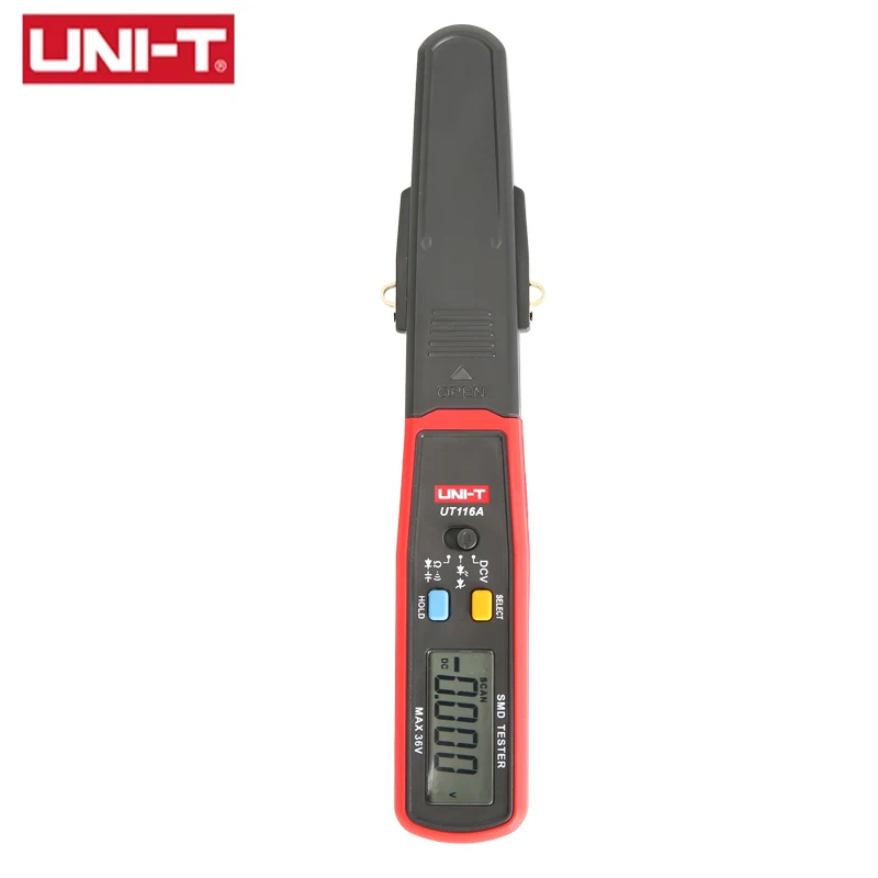 UNI-T UT116A SMD Multimeter Tester 36V Voltage Meter Resistance Capacitance Zener Diode Continuity Battery |