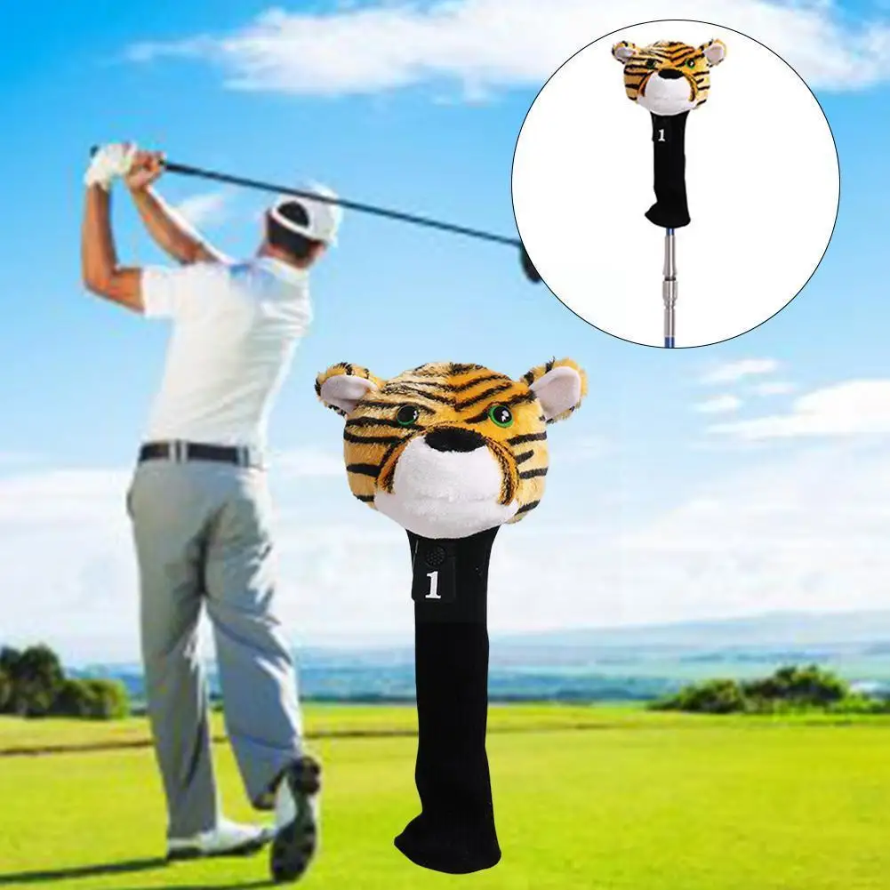

Animal Golf Club Cover - Wood Driver Cover Soft Tiger And Portable Cute Golf Cover Z9y6