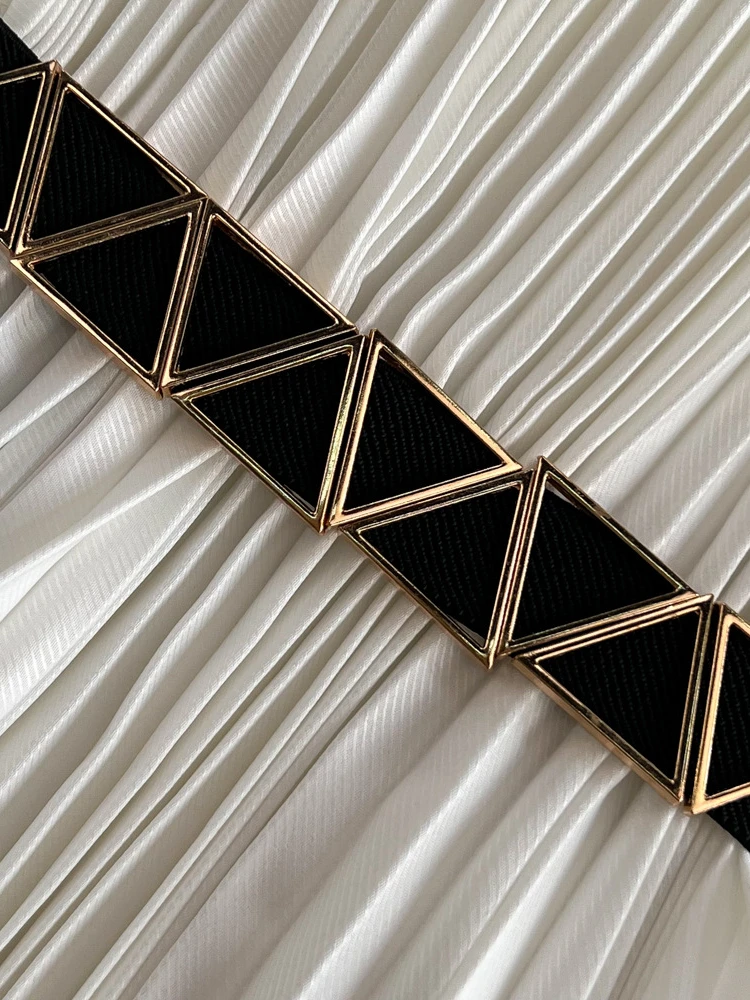 Женское плиссированное платье Летнее Длинное с полурукавами и круглым вырезом