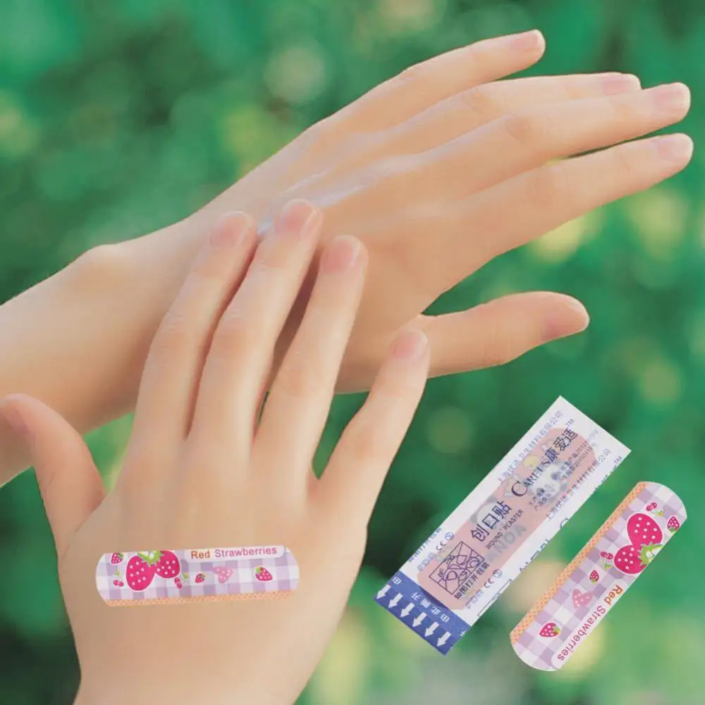 

New Waterproof Breathable Cute Cartoon Band Aid Hemostasis Adhesive Bandages First Aid Emergency Kit For Kids Childre 120PCs