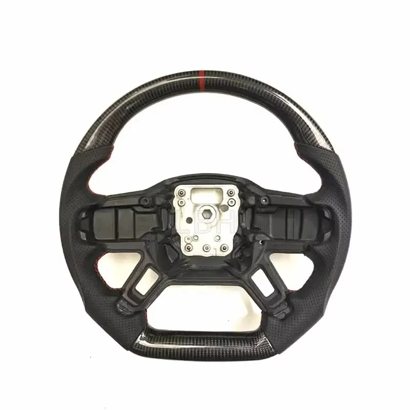Руль из углеродного волокна с подогревом подходит для Land Rover Defender L663 замшевый