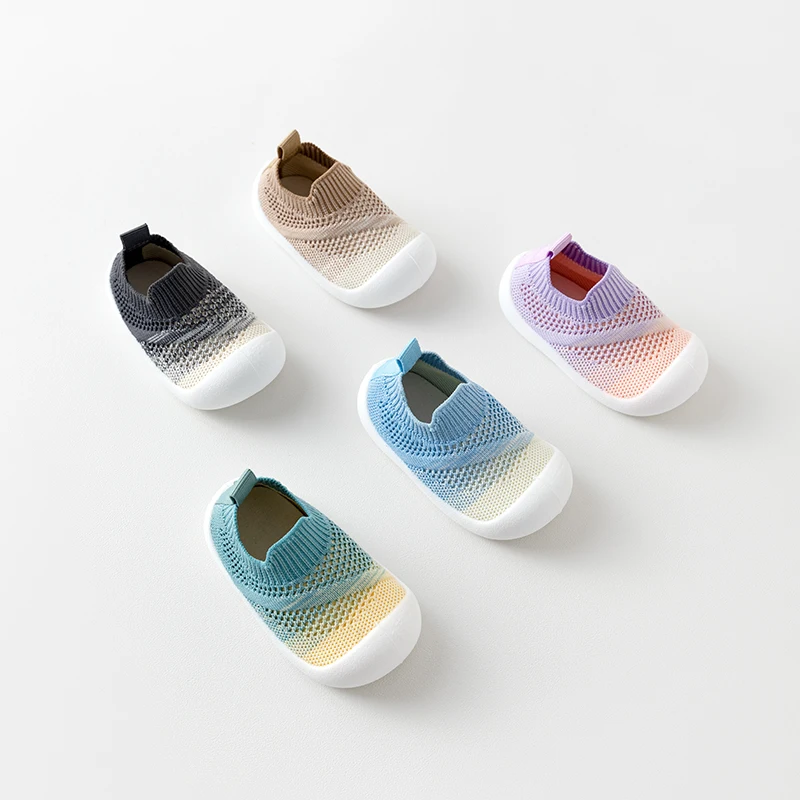 Весенне-летние дышащие сетчатые Нескользящие кроссовки для первых шагов